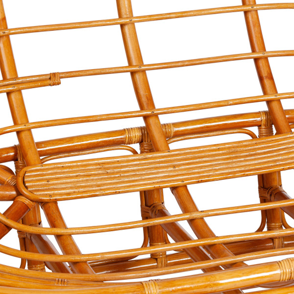 Диван MAMASAN/МАМАСАН 23/02 W /с подушкой/ подушка 182х119 см, 169х102х80 см, Pecan (орех), ткань, оранжевый, С 23 фото № 8