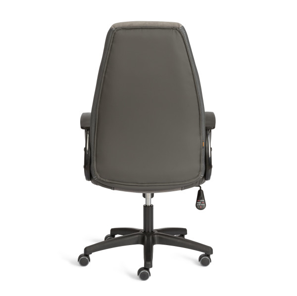 Кресло INTER (24) кож/зам/флок/ткань, серый/металлик, C-36/29/TW-12 фото № 4