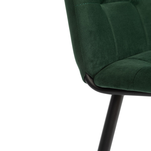 Стул обеденый Asti разборный, велюр, 47х54х86, Deep Forest (изумруд) фото № 8
