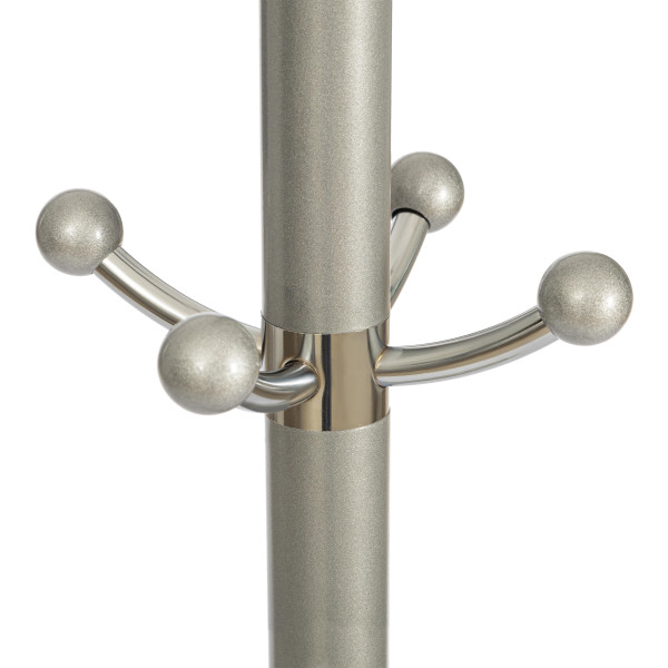 Вешалка Bara (mod. GH-8606) металл/хром/мрамор, 37 x 37 x 175 см, white (белый) / grey (серый) фото № 3