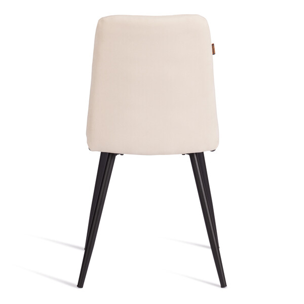 Стул обеденный Asti разборный, флок , 47х54х86, молочный, 4 фото № 4