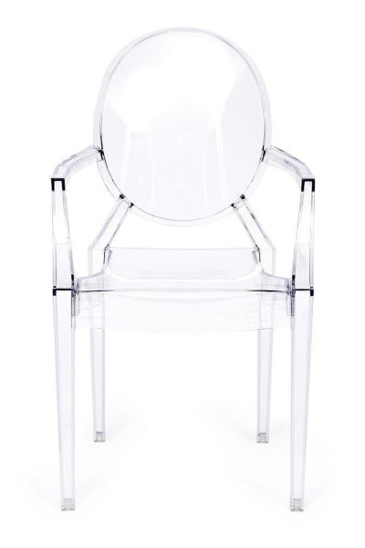 Кресло MEDALION (mod. 922) пластик, 56,5*53,2*92,5см, бесцветный фото № 4