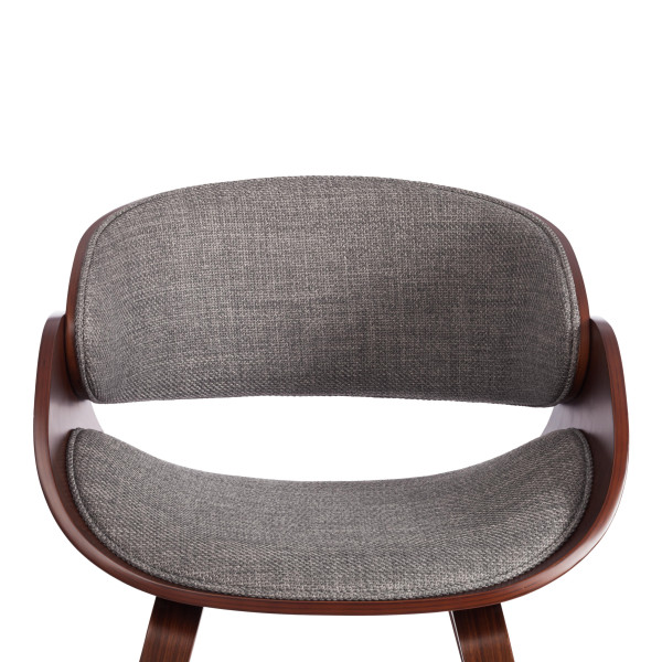 Стул LANDO (mod.8036) дерево / ткань, 59х53х75 см, орех/серый, Aimcasa 28 фото № 6
