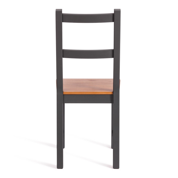 Стул Соната массив сосны, 41х50х95 см, антик /графит фото № 4