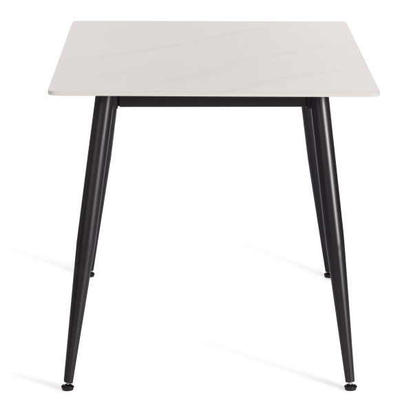 Стол обеденный Austen (mod. LDT-300 RION) столешница керамика (матовая) /опоры металл, серый/чёрный, 80х120х75 см фото № 2