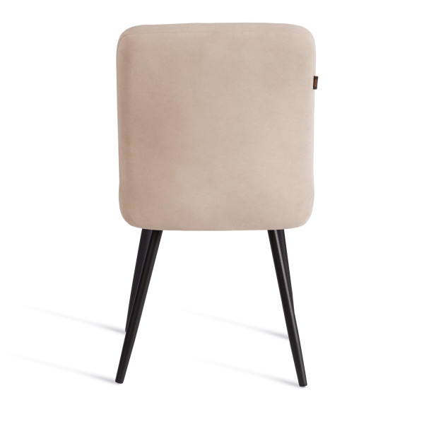 Стул обеденный Medeo LT, флок , бежевый/черный, 7, 50х55х93 фото № 4