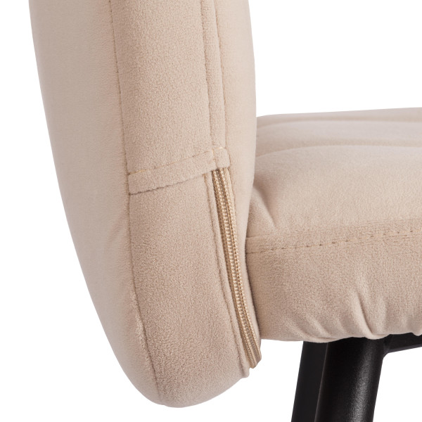 Стул обеденный Medeo LT, флок , бежевый/черный, 7, 50х55х93 фото № 9