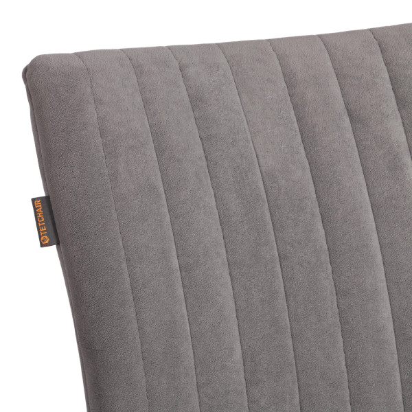 Стул обеденный Monte Carlo TREND, флок , серый/черный, 29, 50х55х93 фото № 8