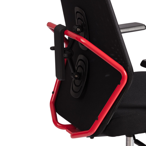 Кресло Matrix red ткань, черный фото № 17