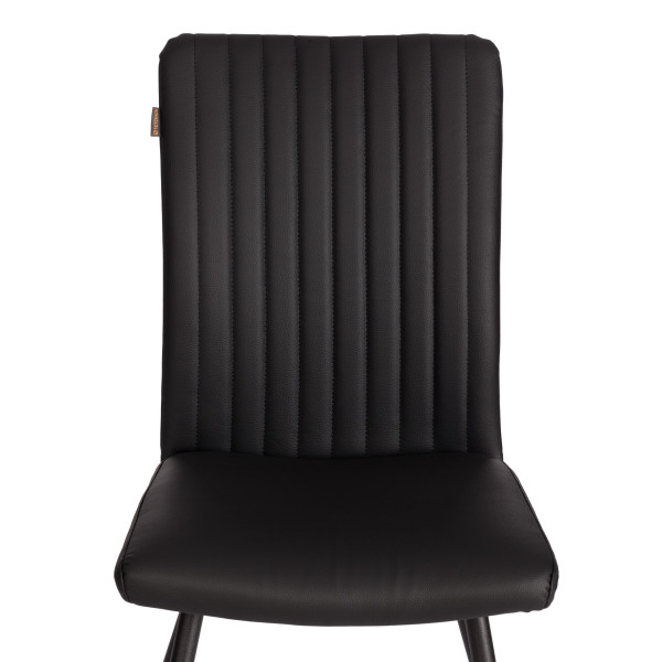 Стул обеденный Monte Carlo TREND, экокожа, черная, 49х51х93 см фото № 6
