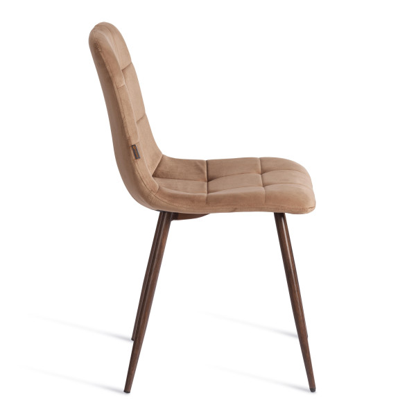 Стул CHILLY (mod. JSC-220) Велюр/металл , 44,5х52,5х88 см, Brown (коричневый) HLR11 / орех фото № 2