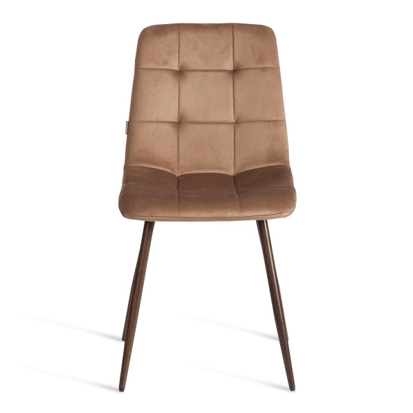 Стул CHILLY (mod. JSC-220) Велюр/металл , 44,5х52,5х88 см, Brown (коричневый) HLR11 / орех фото № 5