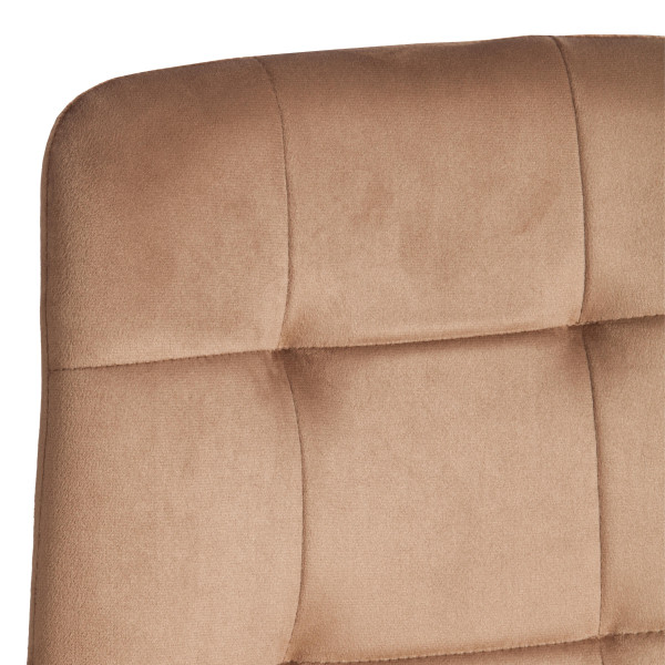 Стул CHILLY (mod. JSC-220) Велюр/металл , 44,5х52,5х88 см, Brown (коричневый) HLR11 / орех фото № 8