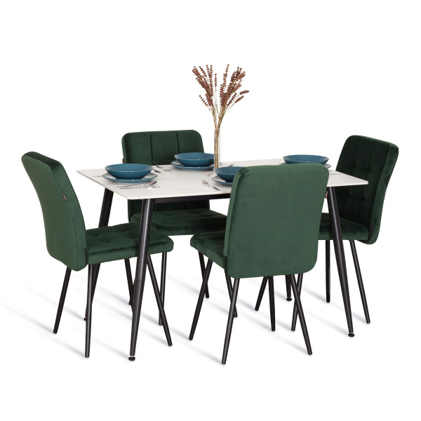 Стул обеденный Medeo LT, велюр, Deep Forest (изумруд), 45х56х89 см фото № 10