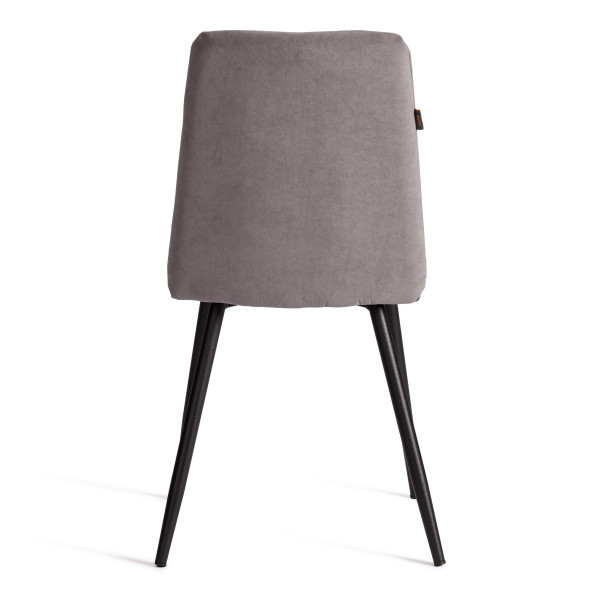 Стул обеденный Asti TREND, флок , серый/чёрный, 29, 47х54х86 см фото № 4