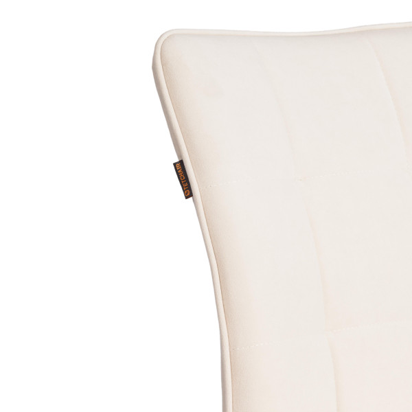 Стул обеденный Bari LT, флок , молочный/черный, 4, 41х55х89 см фото № 9