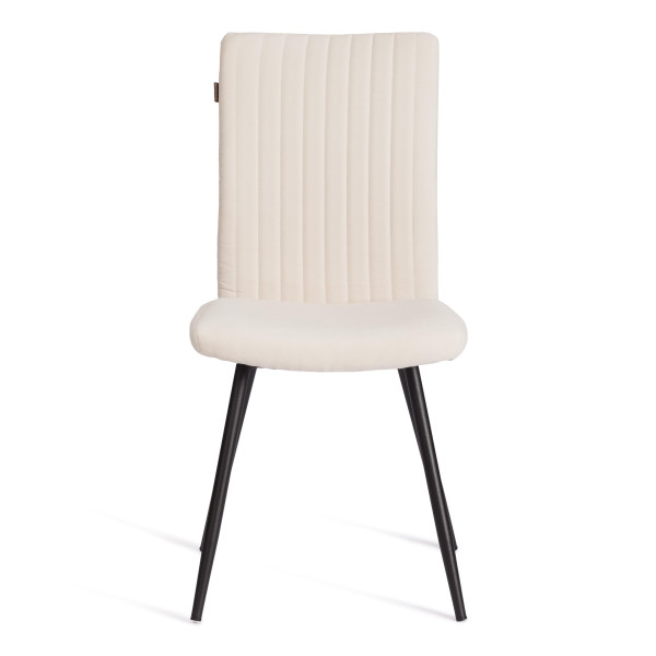 Стул обеденный Monte Carlo TREND, флок , молочный/черный, 4, 49х51х93 см фото № 5