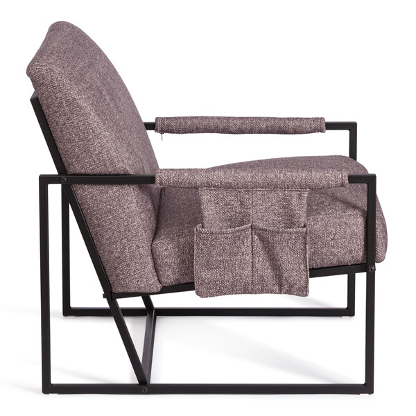 Кресло Charli LUX/Чарли Люкс велюр/букле, VT shape wood rose, 70х80х82 см фото № 2