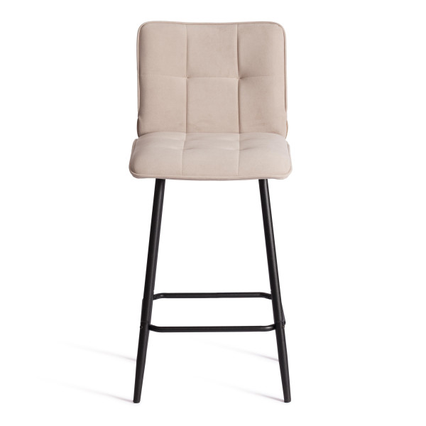 Полубарный стул  Bari/Бари велюр, бежевый, 7, 42х55х99 см фото № 5