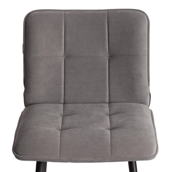 Полубарный стул  Bari/Бари велюр, серый, 29, 42х55х99 см фото № 6
