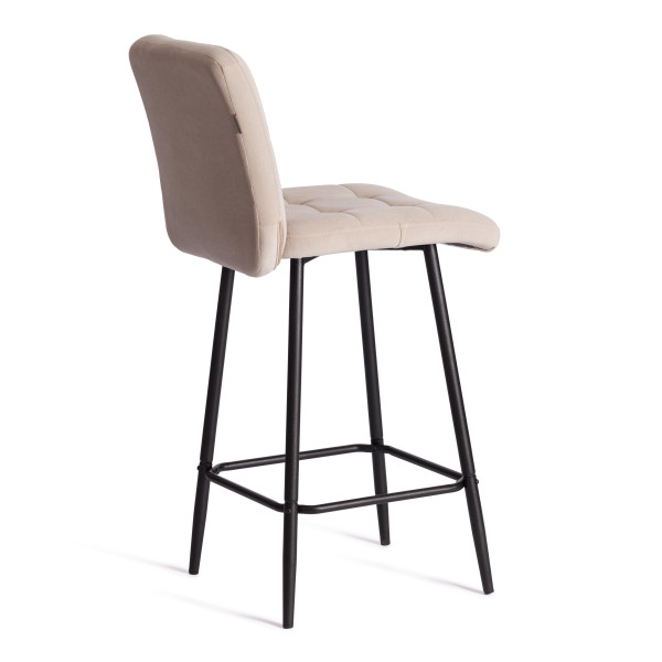 Полубарный стул  Medeo/Медео велюр, бежевый, 7, 42х56х102 см фото № 3