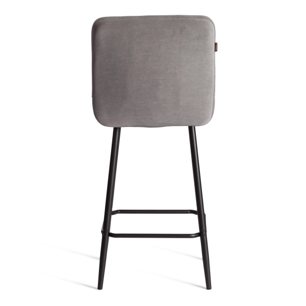 Полубарный стул  Medeo/Медео велюр, серый, 29, 42х56х102 см фото № 4