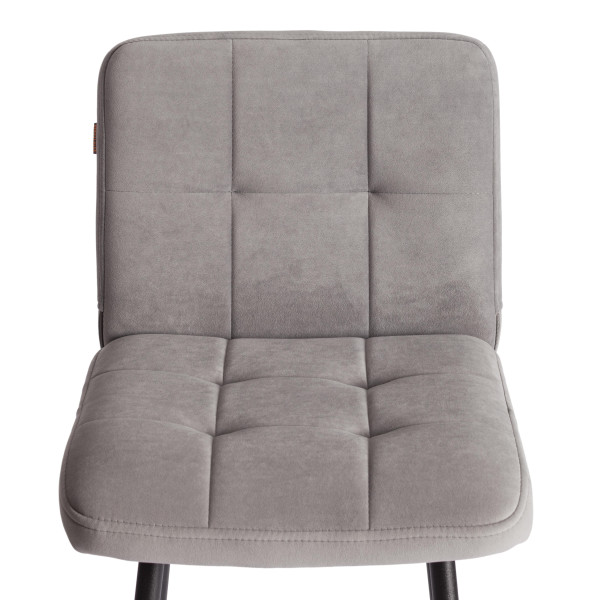 Полубарный стул  Medeo/Медео велюр, серый, 29, 42х56х102 см фото № 6