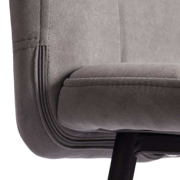 Барный стул  Medeo/Медео велюр, серый, 29, 45х56х113 см фото № 8