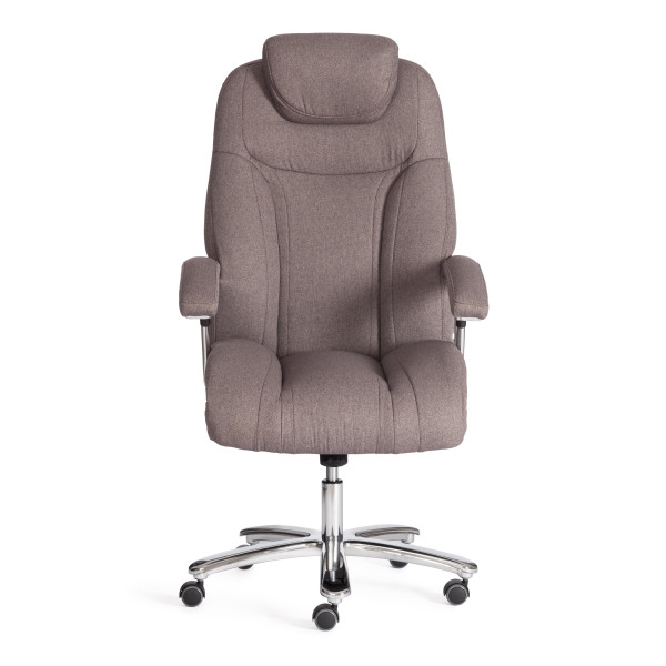 Кресло TRUST ткань рогожка Nice, мокко (серо-бежевая) фото № 5