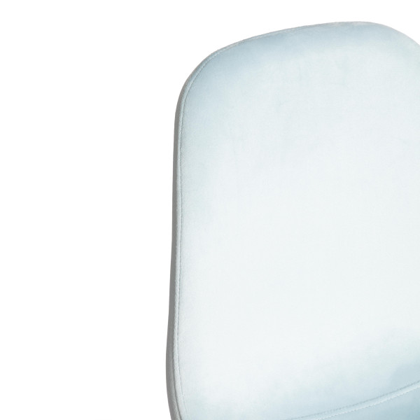 Стул BREEZE (mod. 4724) Велюр/металл , 44 х 53 х 87 см, Aquamarine (аквамарин) HLR16 / натуральный фото № 9