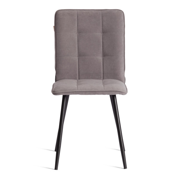 Стул обеденный Bari LT, флок , серый/черный, 29, 41х55х89 см фото № 5