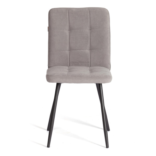 Стул обеденный Medeo LT, флок , серый/черный, 29, 45х56х89 см фото № 4