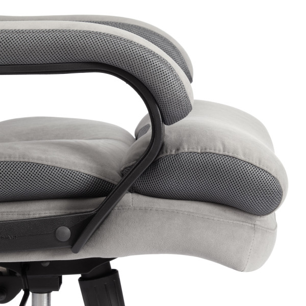 Кресло Duke metalBL велюр, серый, 29/TW-12 фото № 9