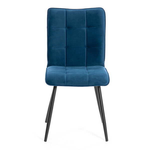 Стул обеденный Bari LT, велюр, Dark blue (темно-синий), 41х55х89 см фото № 5