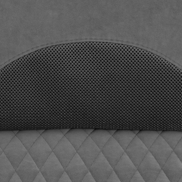 Кресло Chief metalBL  велюр/ткань, серый, 29/TW-12 фото № 11