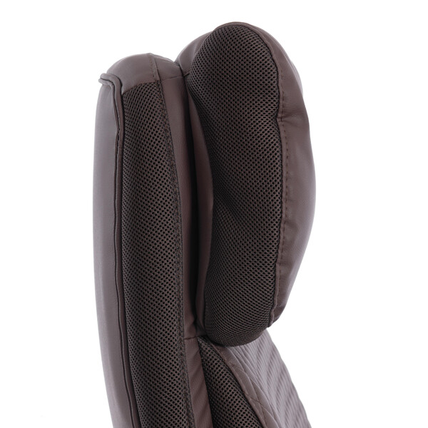 Кресло Chief metalBL  кож/зам/ткань, коричневый/коричневый стеганный, 36-36/36-36 стеганный/TW-24 фото № 9