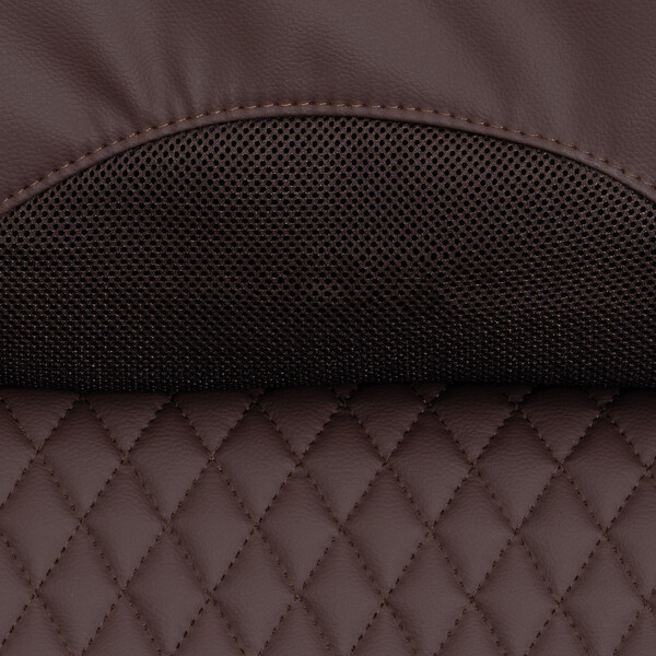 Кресло Chief metalBL  кож/зам/ткань, коричневый/коричневый стеганный, 36-36/36-36 стеганный/TW-24 фото № 11