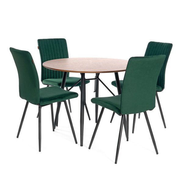 Стул обеденный Monte Carlo TREND, велюр, Deep Forest (изумруд), 49х51х93 см фото № 15