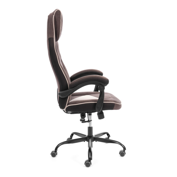 Кресло Arena metalBL велюр, коричневый/бежевый, 6/7 фото № 2