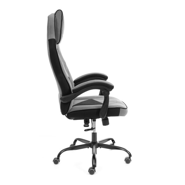 Кресло Arena metalBL велюр, серый/черный, 29/35 фото № 2