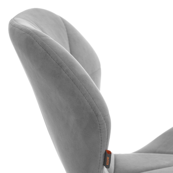 Кресло SELFI metalBL велюр, серый, 29 фото № 9