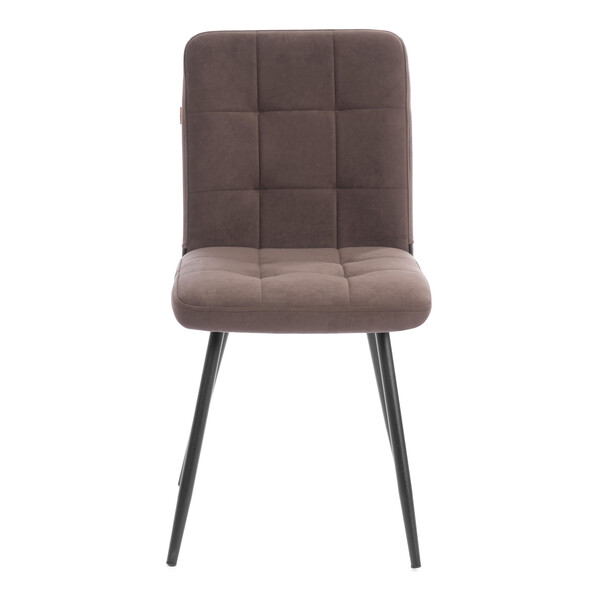 Стул обеденный Medeo велюр, коричневый, 6, 47х56х89 фото № 5