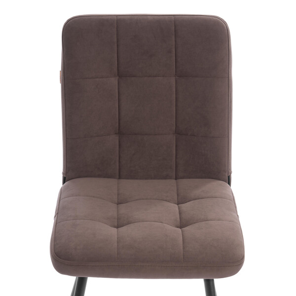 Стул обеденный Medeo велюр, коричневый, 6, 47х56х89 фото № 6