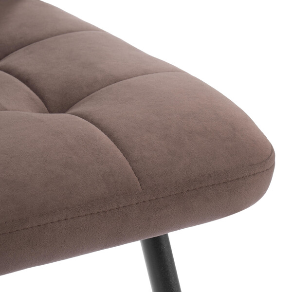 Стул обеденный Medeo велюр, коричневый, 6, 47х56х89 фото № 8