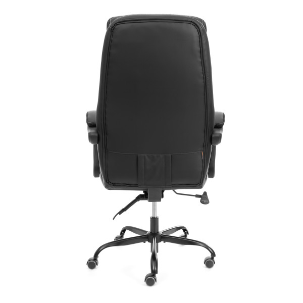 Кресло Cambridge metalBL кож/зам/ткань, черный/черный, 36-6/11 фото № 5