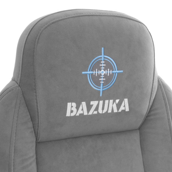 Кресло BAZUKA metalBL велюр, серый, 29 фото № 11