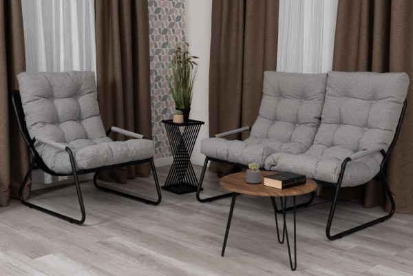 Диван Ergo/Эрго рогожка, серо-бежевый, 3M 16/2 фото № 12