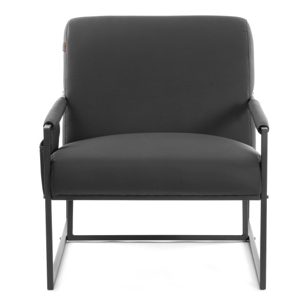 Кресло Charli LUX/Чарли Люкс экокожа , Sharp Чёрный, 70х80х82 см фото № 5