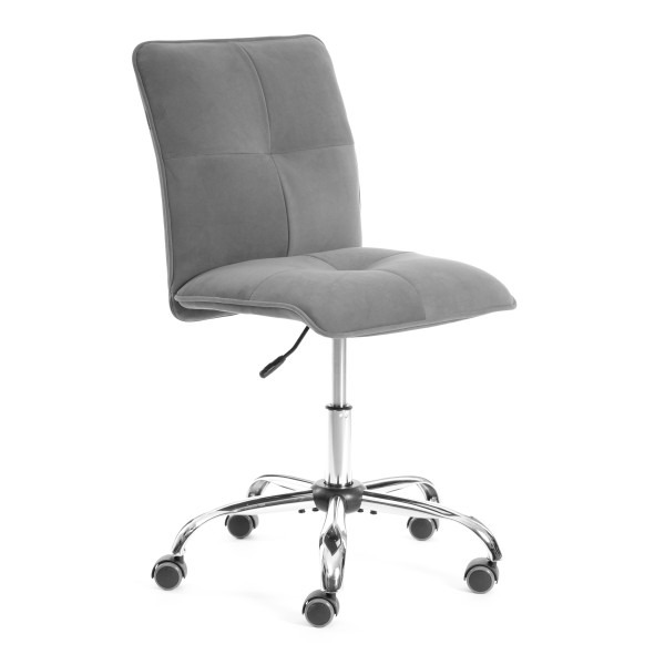 Комплект кресло + стул Sweet LT, флок , серый/черный, 29, 41х55х88 см фото № 5