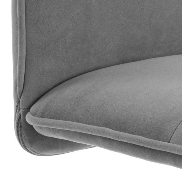 Комплект кресло + стул Sweet LT, флок , серый/черный, 29, 41х55х88 см фото № 8